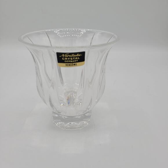 NORITAKE CRYSTAL GERMANY VENDOME VOTIVE CANDLE HOLDER - Picture 1 of 6